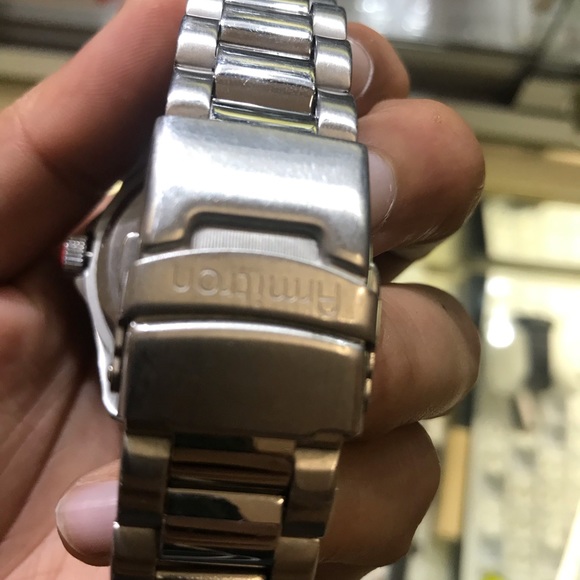 Men’s armitron watch silver red - Picture 6 of 6